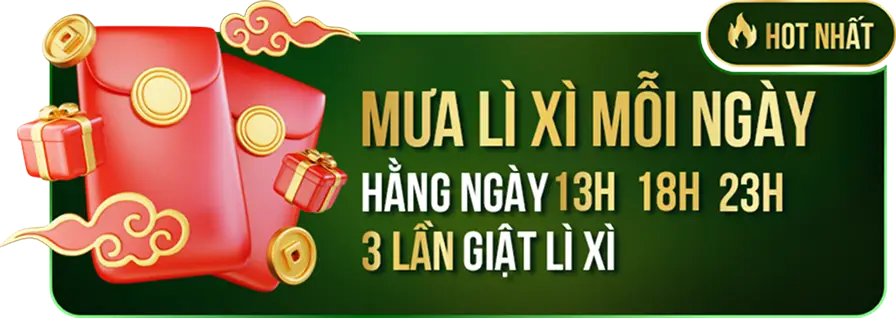 mưa lỳ xì mỗi ngày ở nhà cái 32win